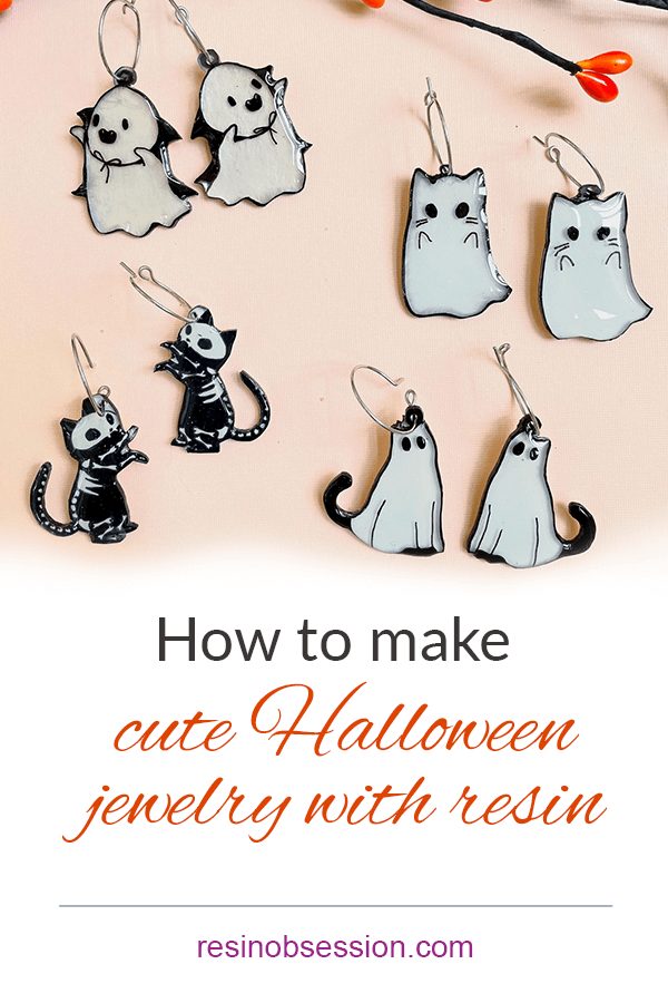 How to make Halloween earrings