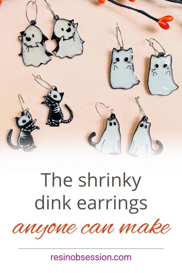 how to make shrinky dink earrings