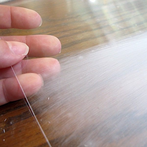 sanding shrink plastic