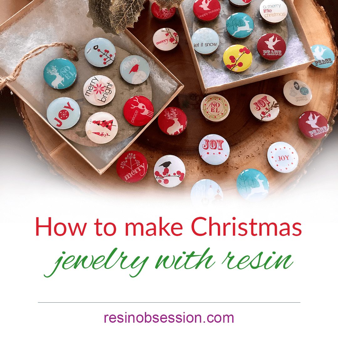 How To DIY Christmas Jewelry With Epoxy Resin