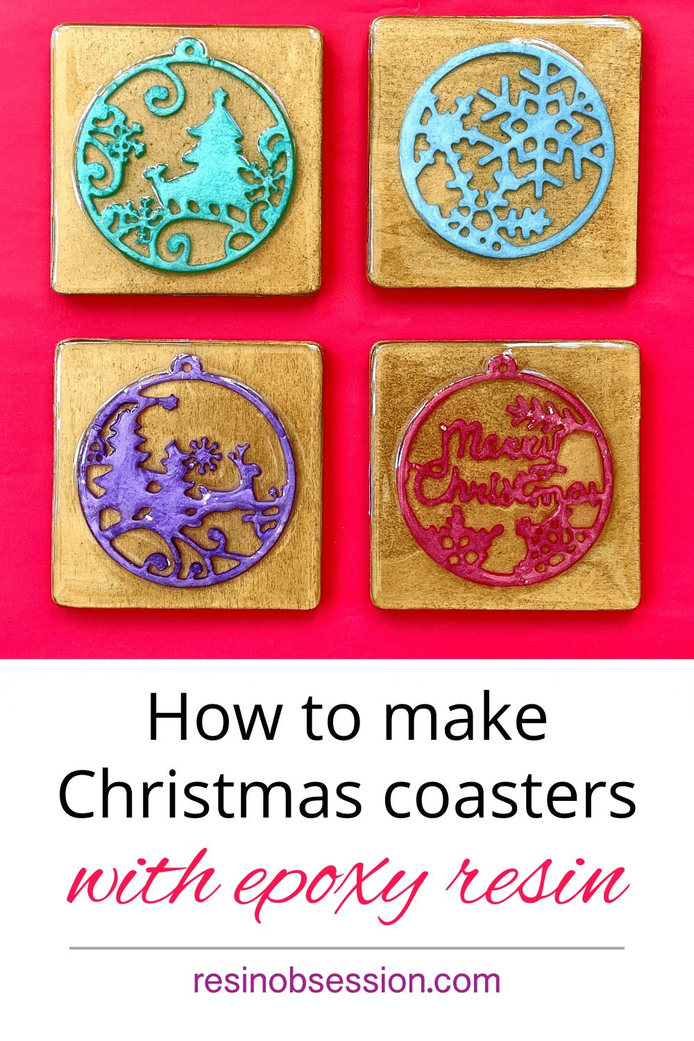 Christmas coasters