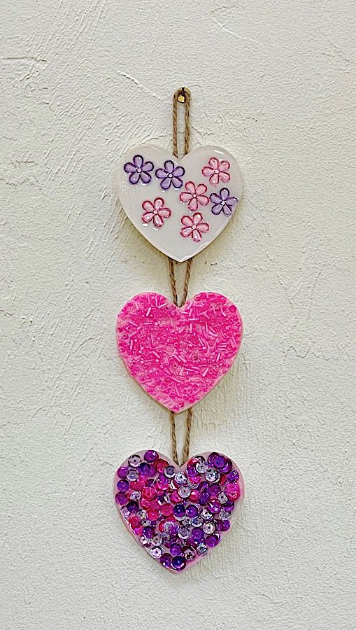 DIY wooden heart craft ideas for Valentine's Day