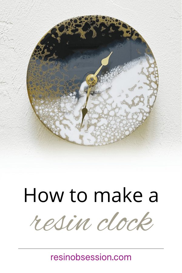 how to make a resin clock