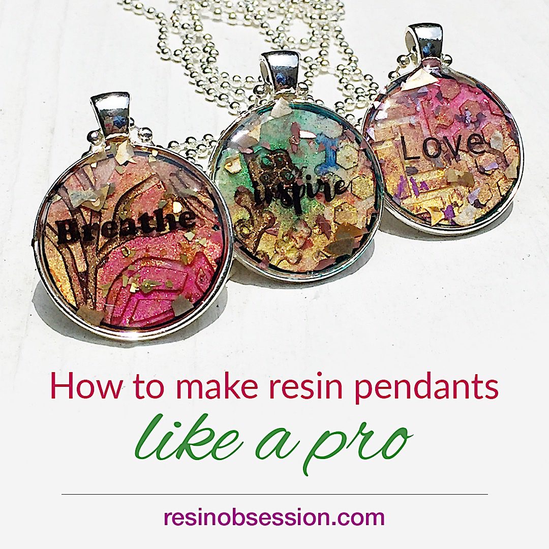 Resin Pendant Ideas For The Advanced Jewelry Maker