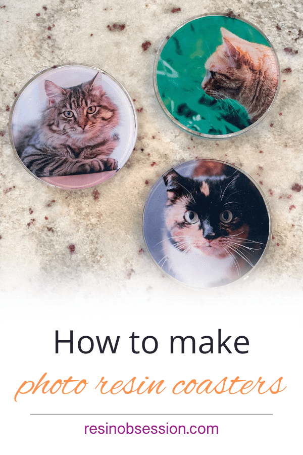 how to make photo resin coasters