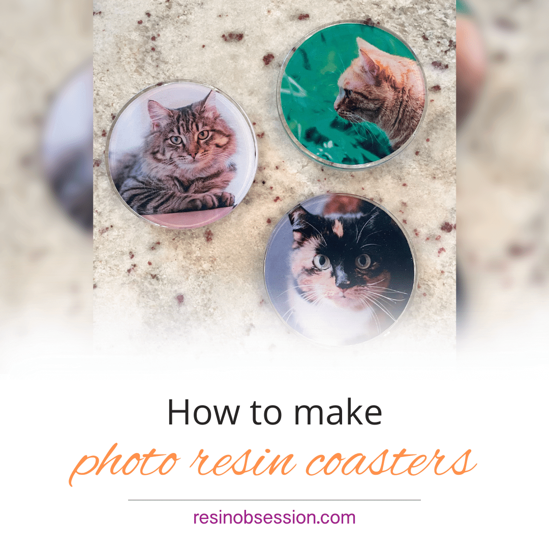 The Simple Way to Make Photo Resin Coasters