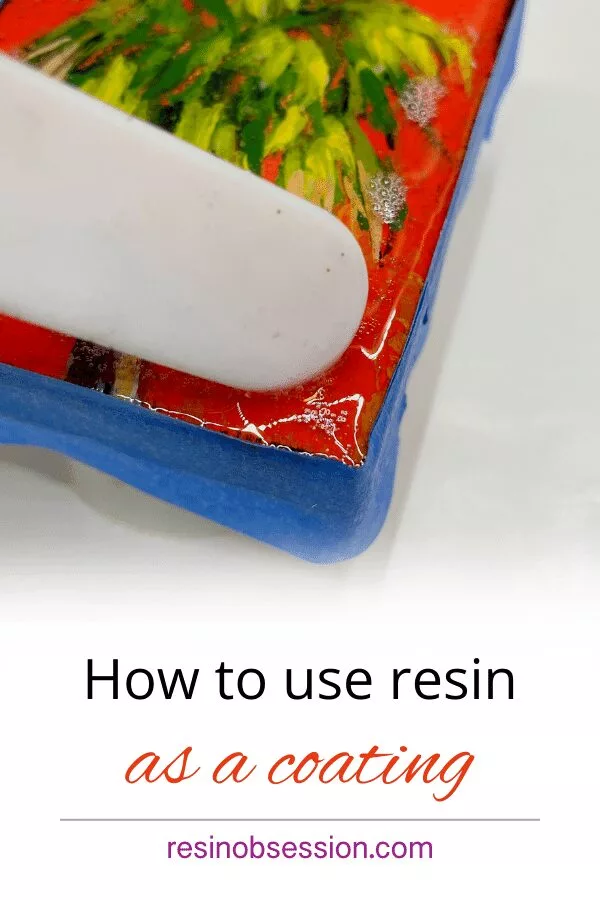 how to use resin as a coating