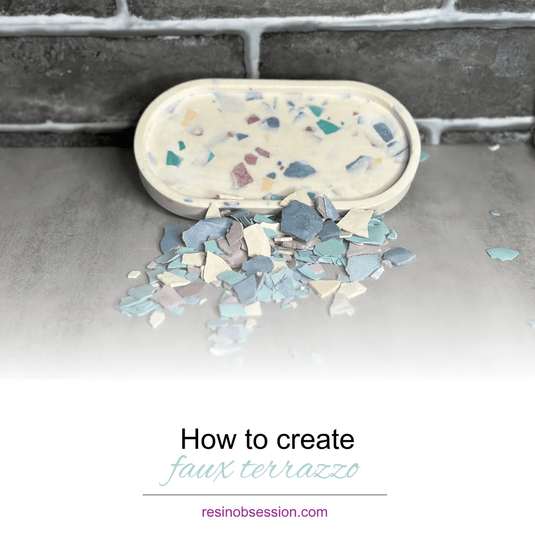 How to Create a Terrazzo Jewelry Tray with Eco Resin
