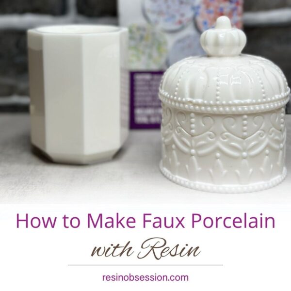 how to make faux porcelain with resin